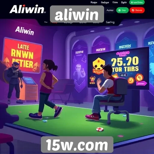 Acessibilidade e inclusão no site de jogos Aliwin