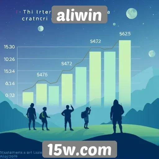 Estatísticas de crescimento de usuários na aliwin